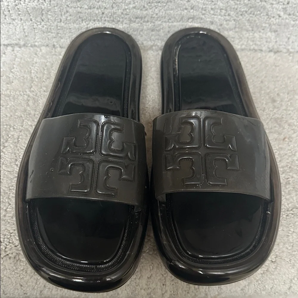 Women’s Black Slide Sandals - Sleek Slip-On Comfort